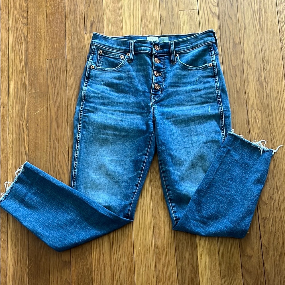 Jcrew vintage straight Button-Fly Jeans